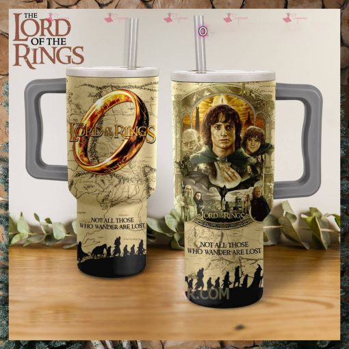 The Lord Of The Rings Not All Those Who Wander Are Lost 40oz Tumbler With Handle