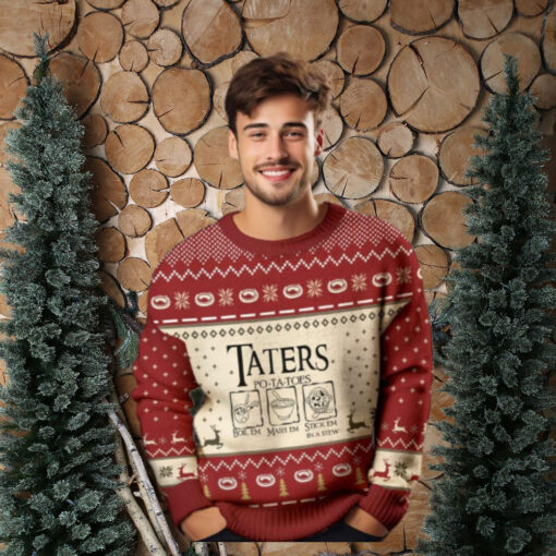 The Lord of The Rings Taters Potatoes Christmas Ugly Sweater