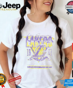 The Los Angeles Lakers Sport Classics Distressed T Shirt