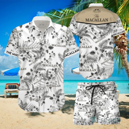 The Macallan Whisky Hawaiian Shirts And Short Summer Beach Set