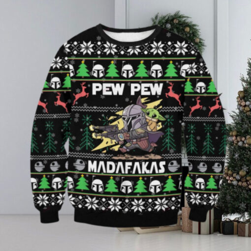 The Mandalorian Pew Pew Madafakas Sweater