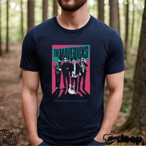 The Mavericks 2024 Tour European Poster Shirt