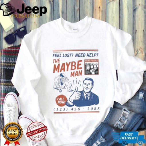 The Maybe Man Retro Ad shirt