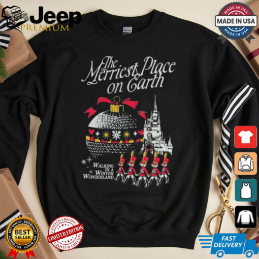 The Merriest Place On Earth Walking In A Winter Wonderland Disney Lead Soldier Christmas T shirts