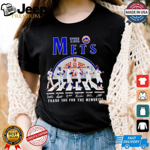 The Mets 62 years 1962 2024 thank you for the memories shirt