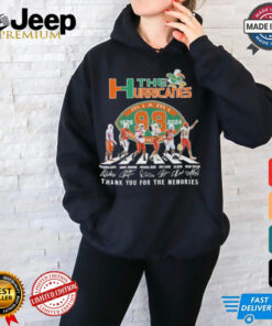 The Miami Hurricanes Abbey Road 98 Years 1926 2024 Thank You For The Memories Signatures Shirt