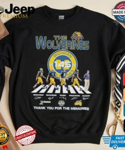 The Michigan Wolverines Abbey Road 145 Years 1879 2024 Thank You For The Memories Signatures Shirt