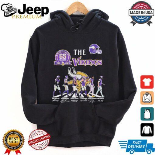 The Minnesota Vikings 65 Seasons 1960 2025 Signature Unisex T Shirt