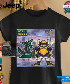 The Minnesota Vikings intercept the New York Jets in London this Sunday Morning shirt