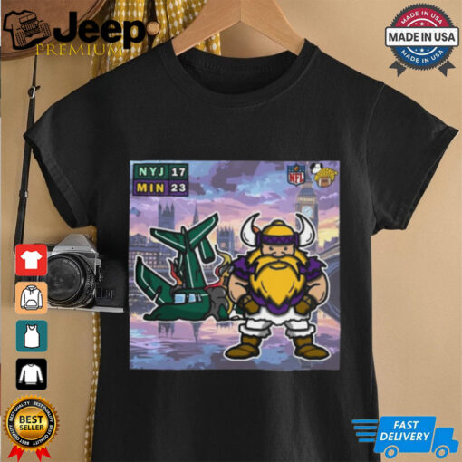 The Minnesota Vikings intercept the New York Jets in London this Sunday Morning shirt