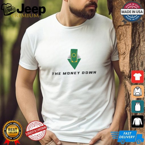 The Money Down Logo A White Shirt