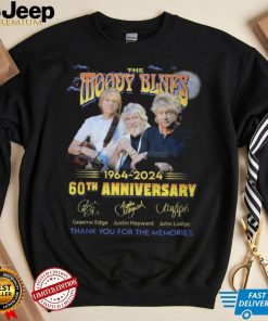 The Moody Blues 1964 2024 60th Anniversary Thank You For The Memories T Shirt