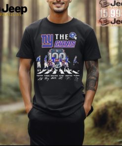 The New York Giants American Football Team NFL Signatures T Shirt