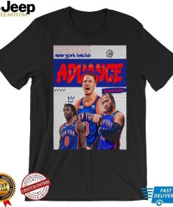 The New York Knicks Advance To The Second Round 2024 NBA Playoffs T Shirt