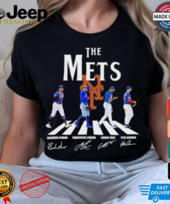 The New York Mets Abbey Road Nimmo Lindor Diaz And Alonso Shirt