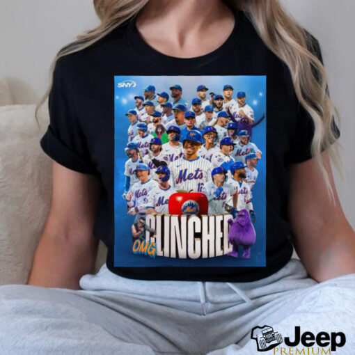 The New York Mets Clinched Are Headed To Postseason 2024 MLB National League East Division Poster t shirt