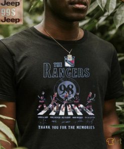 The New York Rangers Signature Thank You For The Memories Unisex T Shirt