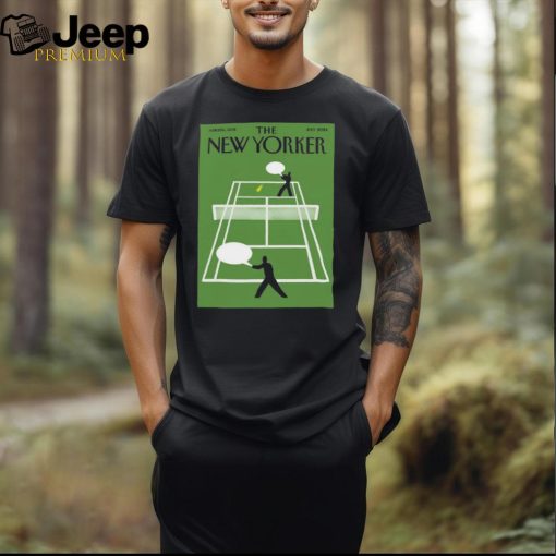 The New Yorker July 2024 Tennis Poster shirt