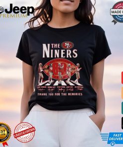 The Niners Abbey Road 80 Years Of 1944 2024 Thank You For The Memories Signatures Shirt