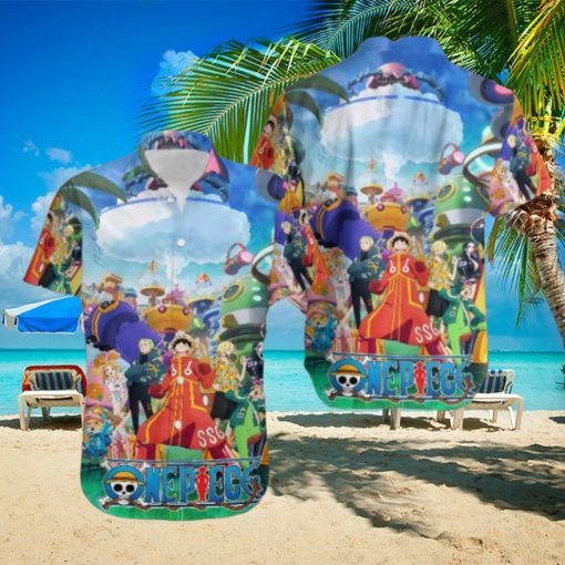 The One Piece Egghead Arc Netflix January 13 2024 Summer Trend Fan Gifts Hawaiian Shirt