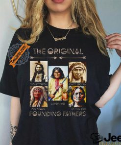 The Original Founding Fathers Native American V neck T Shirt