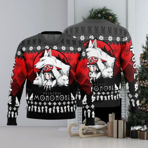 The Pack Princess Mononoke Ugly Christmas Sweater