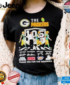 The Packers 105 Years Thank You For The Memories Women Shirt