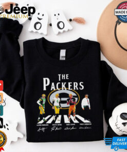 The Packers abbey road Vince Lombardi x players signatures shirt