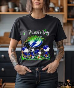 The Peanuts Abbey Road Tampa Bay Lightning St Patrick’s Day T Shirt