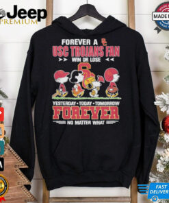 The Peanuts Snoopy Forever A USC Trojans Fan Win Or Lose Forever Fan No Matter Shirt