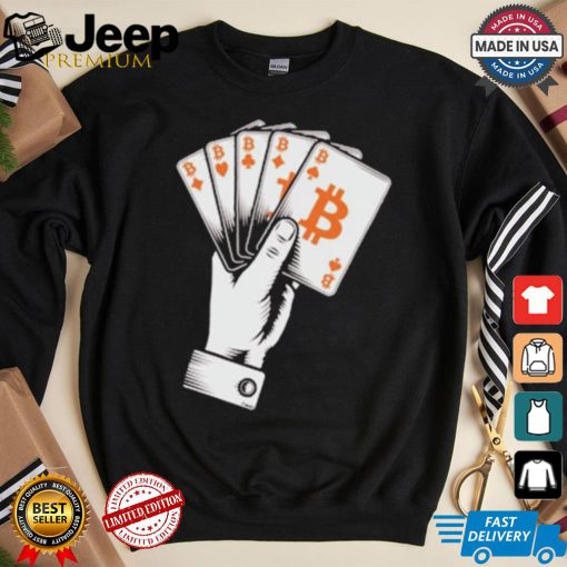 The Perfect Bitcoin Poker Hand T Shirt