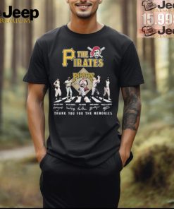 The Pittsburgh Pirates Abbey Road Thank You For The Memories Signatures Shirt