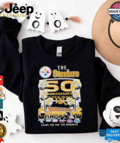 The Pittsburgh Steelers 50 Anniversary Super Bowl Champions Thank You For The Memories Shirt