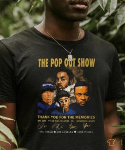 The Pop Out Show Kendrick Lamar Thank You For The Memories T Shirt