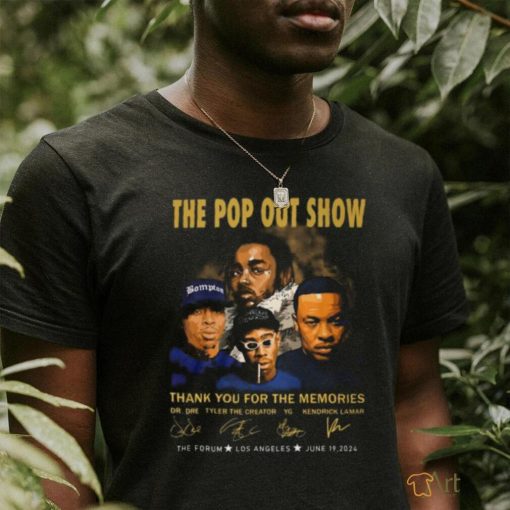 The Pop Out Show Kendrick Lamar Thank You For The Memories T Shirt