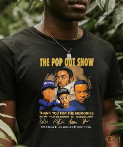 The Pop Out Show Thank You For The Memories Dr Dre, Tyler The Creator, YG, Kendrick Lamar Shirt