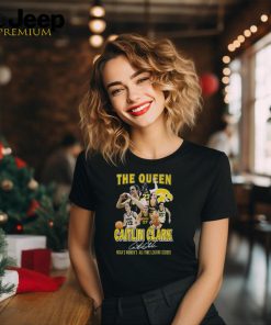 The Queen Caitlin Clark Ncaas Womens All Time Leading Scorer T Shirt