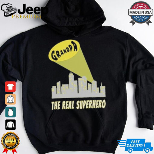 The Real Superhero Grandpa City Shirt