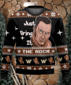 The Rock Just Bring It Ugly Christmas Sweater