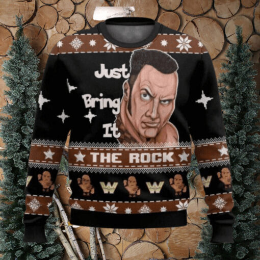 The Rock Just Bring It Ugly Christmas Sweater