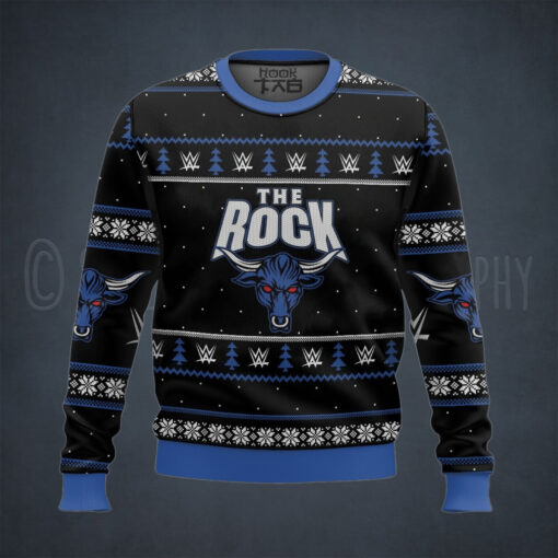 The Rock WWE Ugly Sweater