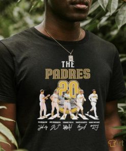 The San Diego Padres Abbey Road 20 Season Signatures Shirt