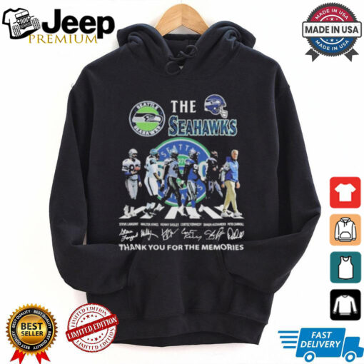 The Seattle Seahawks Thank You For The Memories T Shirt