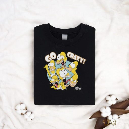 The Simpsons Go Crazy Signature T shirt