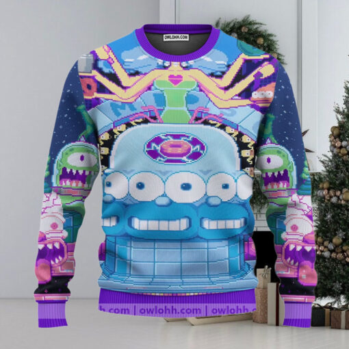 The Simpsons Psychedelic Trip Ugly Christmas Sweaters