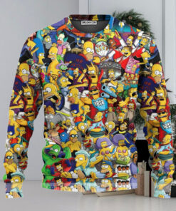 The Simpsons Ugly Christmas Sweaters