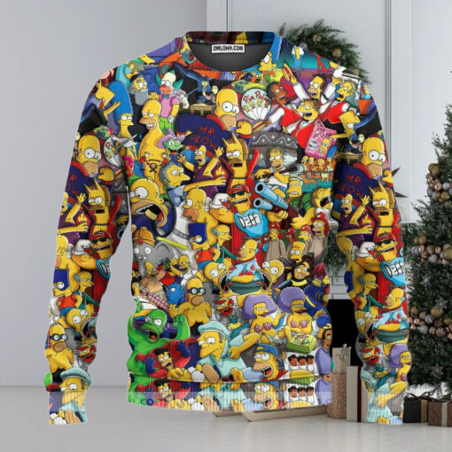 The Simpsons Ugly Christmas Sweaters