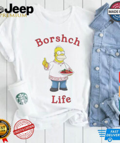 The Simpsons borshch life shirt