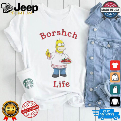 The Simpsons borshch life shirt