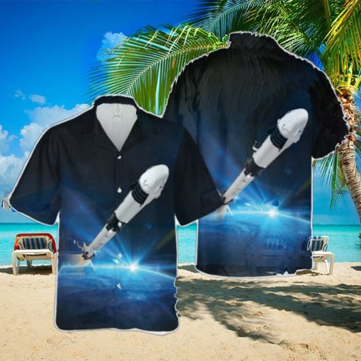 The SpaceX Falcon 9 Rocket Hawaiian Shirt Beach Shirt For Men Women